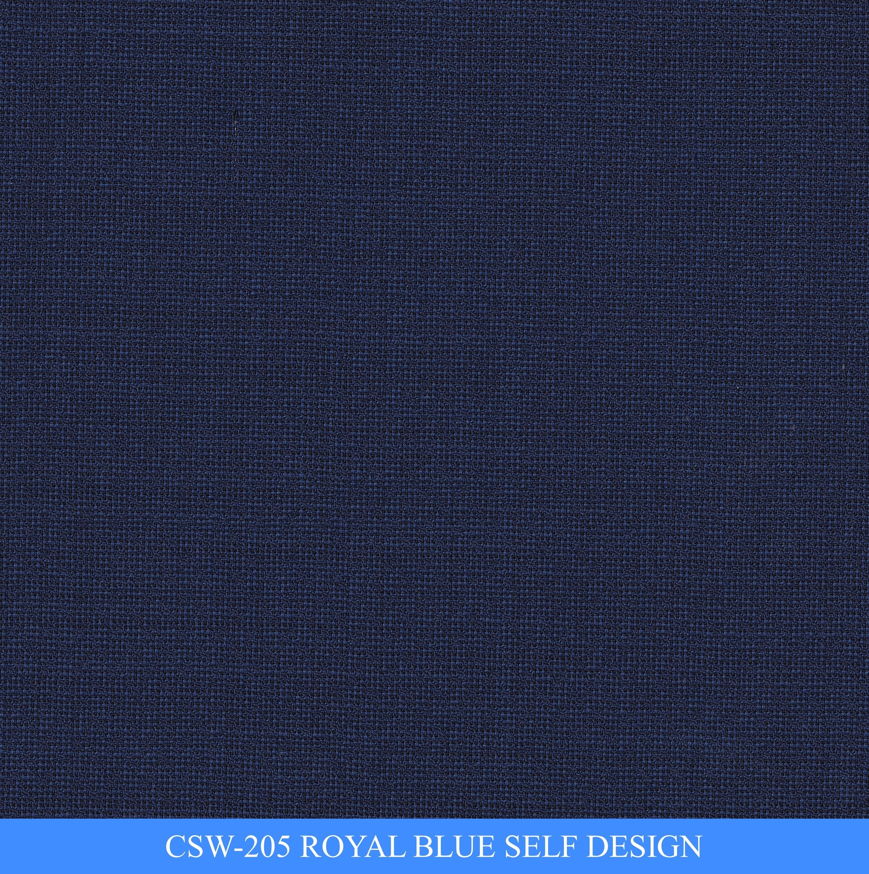 CSW-205/V3-19124 Royal Blue Self Design Pants Fabric