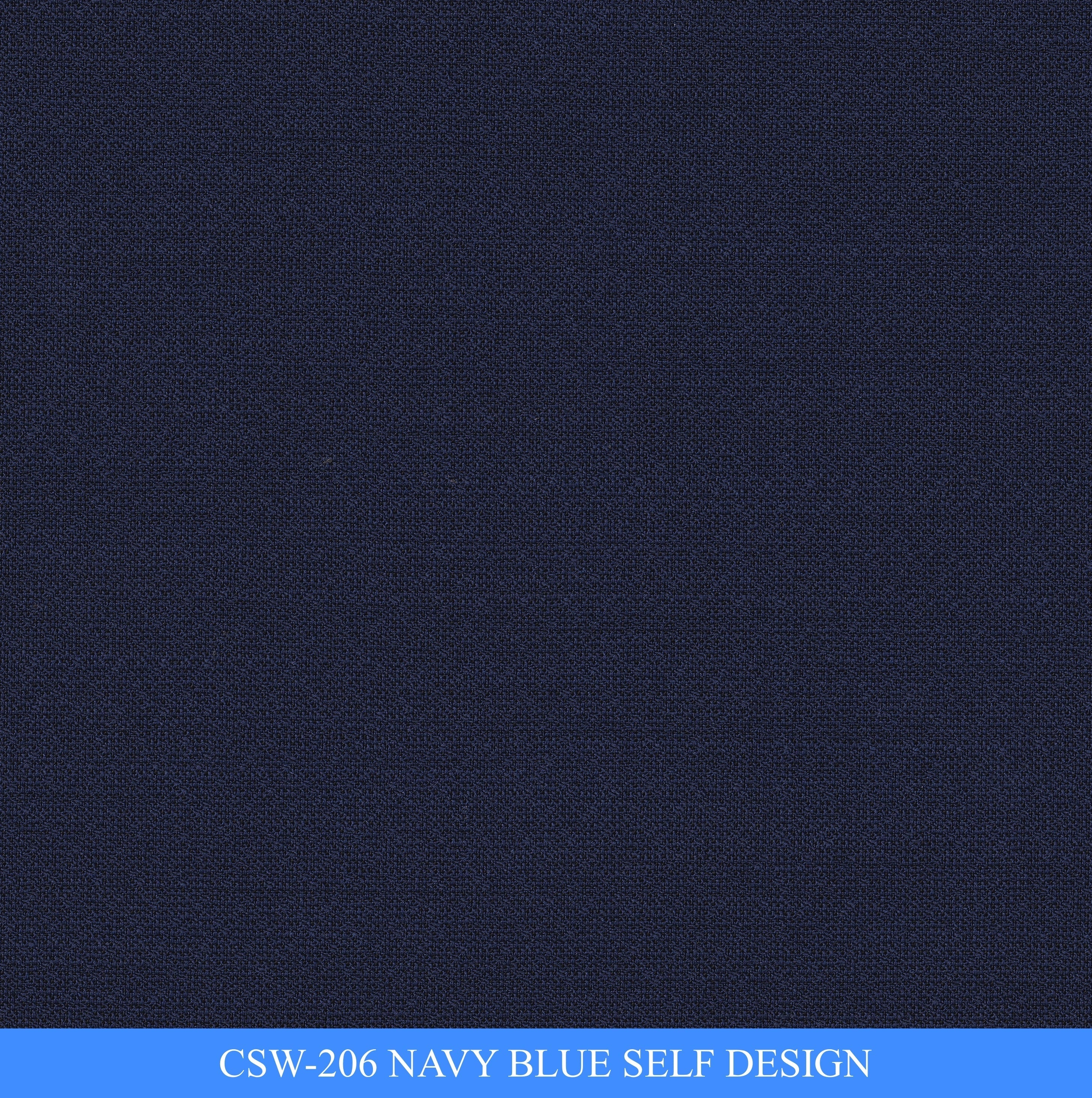 CSW-206/V3-19125 Navy Blue Self Design Pants Fabric