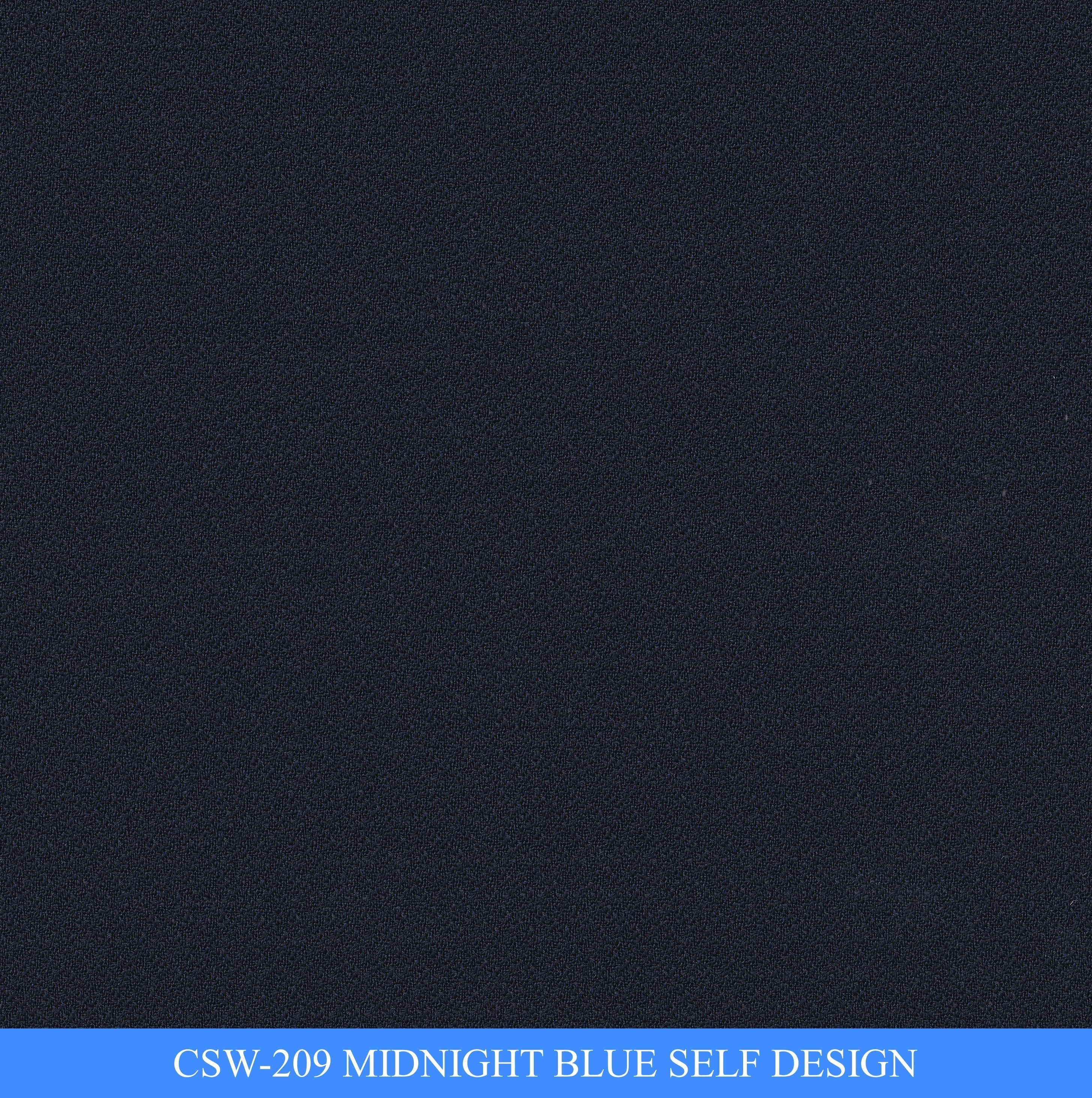 CSW-209/V3-19128 Midnight Blue Self Design Vest Fabric