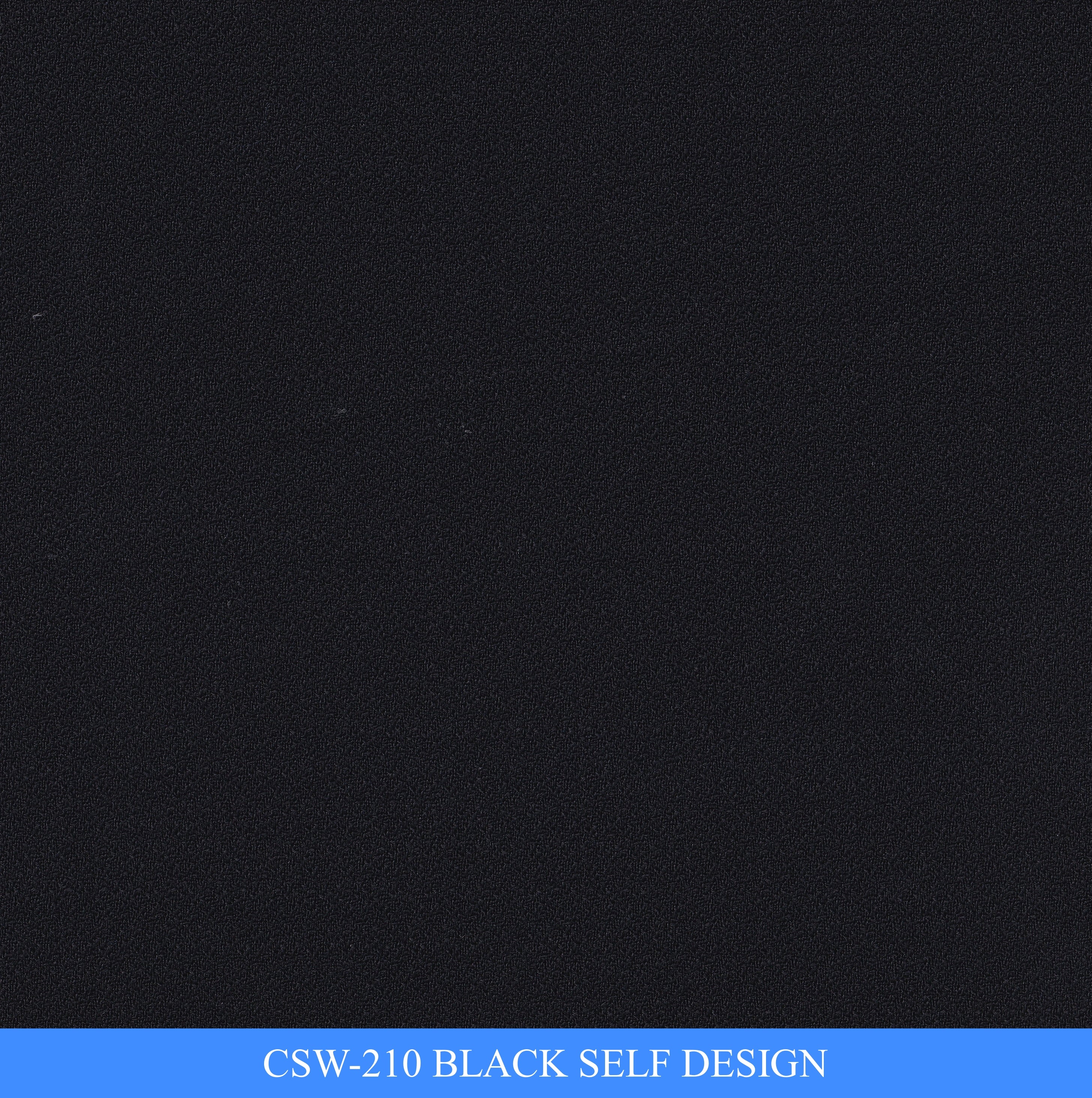 CSW-210/V3-19129 Black Self Design Pants Fabric