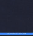 CSW-213/V3-19132 Navy Blue Self Check Pants Fabric