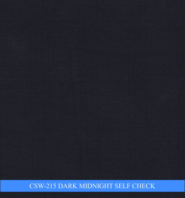 CSW-215/V3-19134 Dark Midnight Self Check Pants Fabric