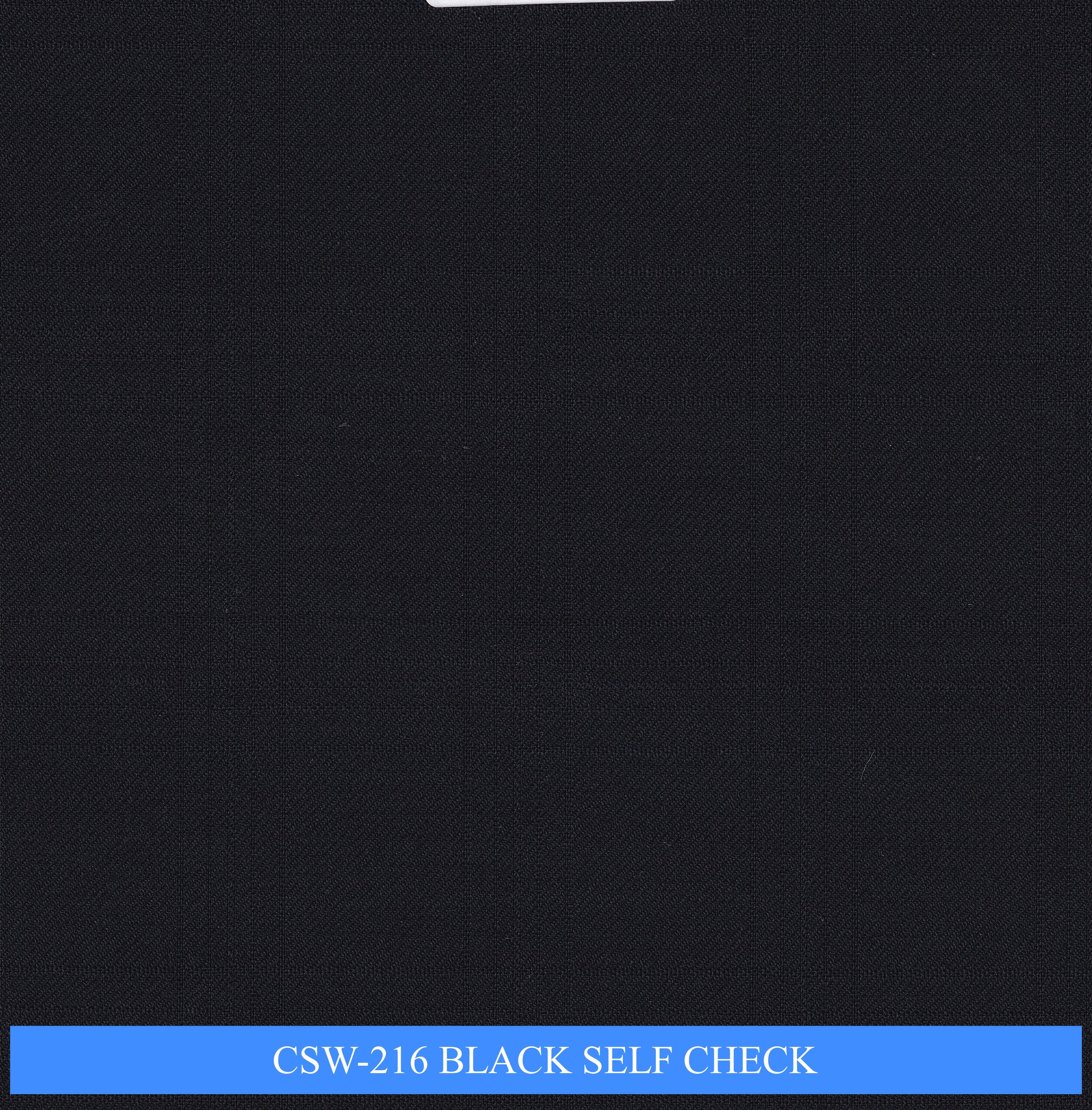 CSW-216/V3-19135 Black Self Check Pants Fabric