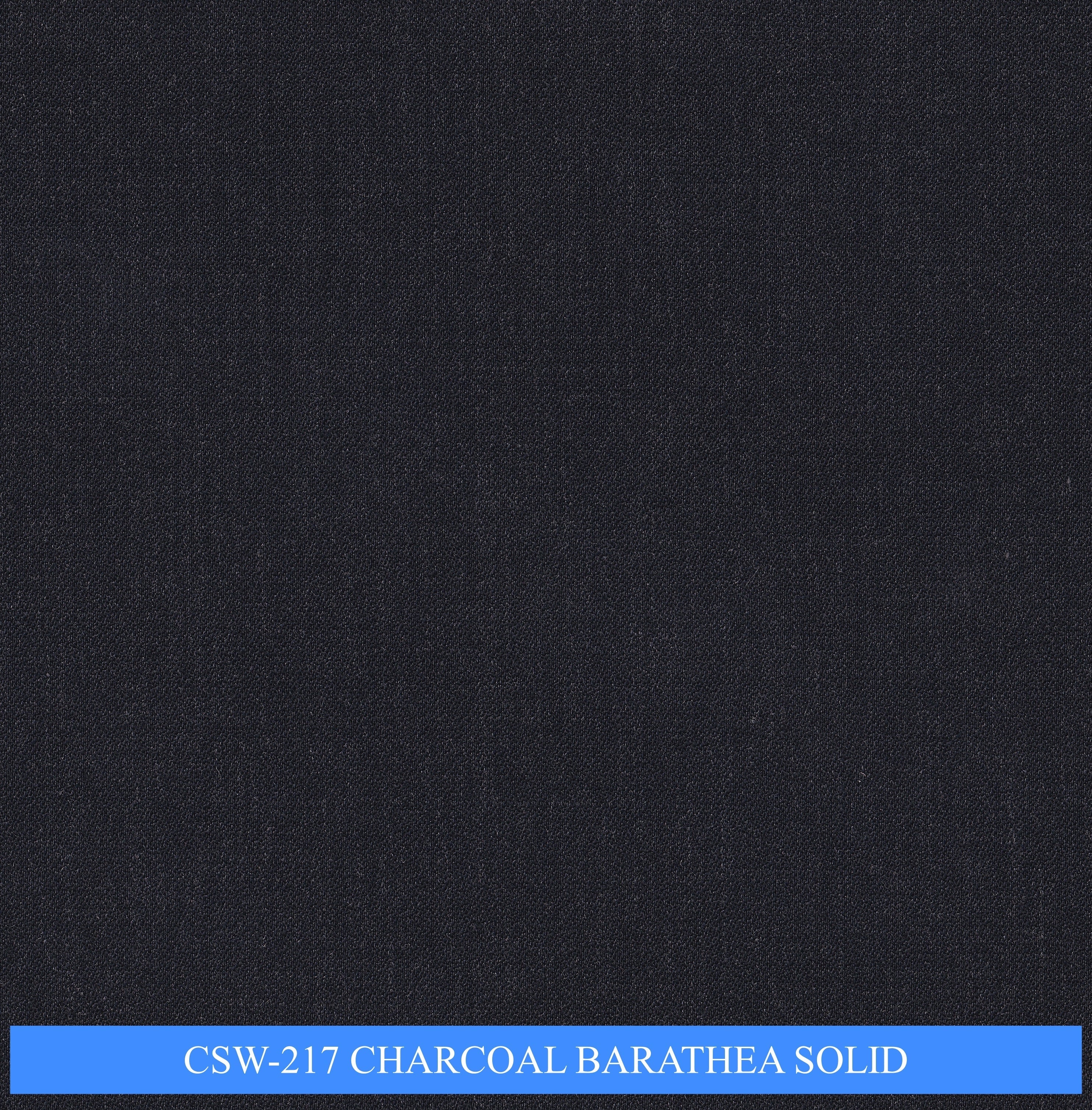 CSW-217/V3-19136 Charcoal Barathea Solid Pants Fabric
