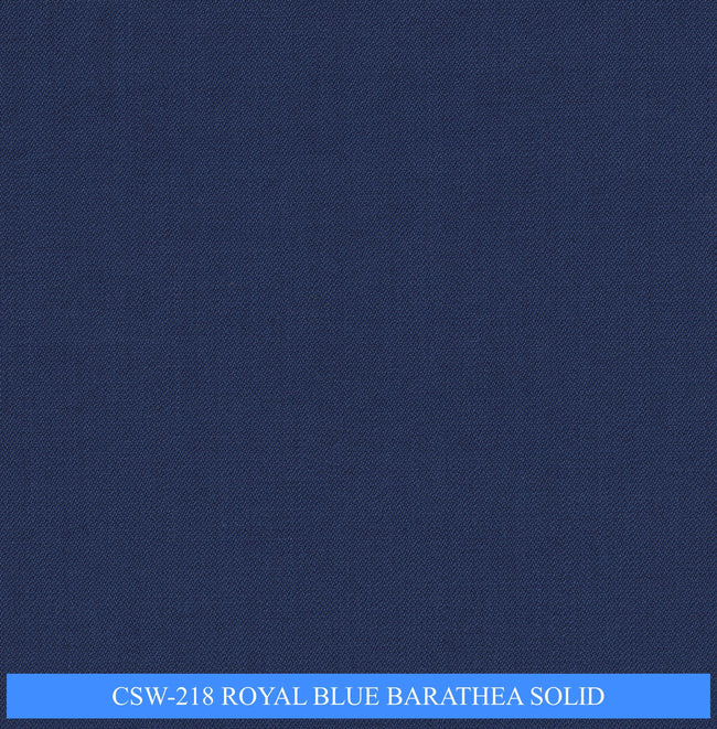CSW-218/V3-19137 Royal Blue Barathea Solid Pants Fabric
