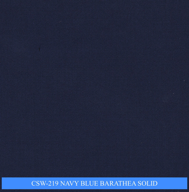 CSW-219/V3-19138 Navy Blue Barathea Solid Pants Fabric