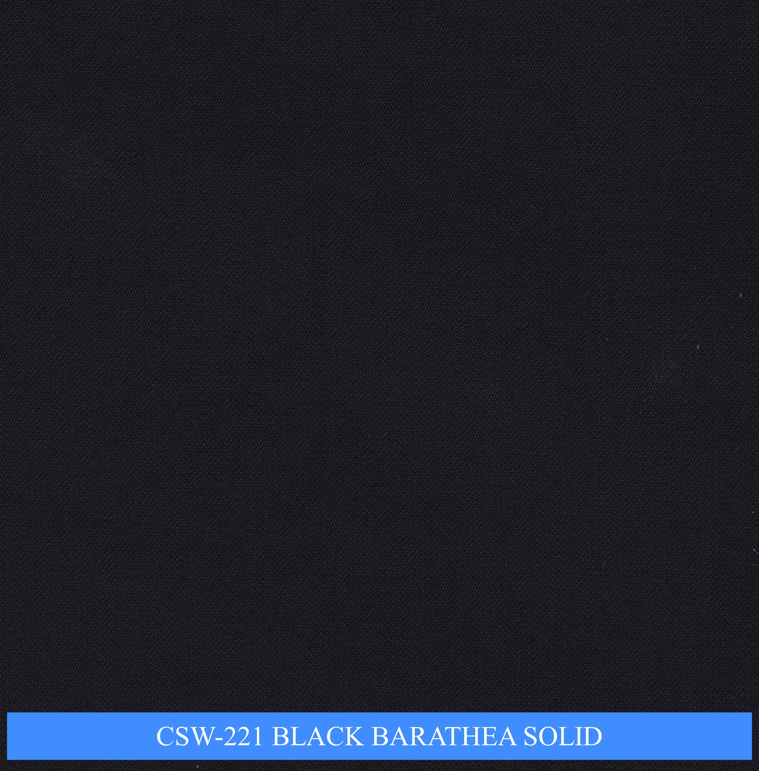 CSW-221/V3-19140 Black Barathea Solid Pants Fabric