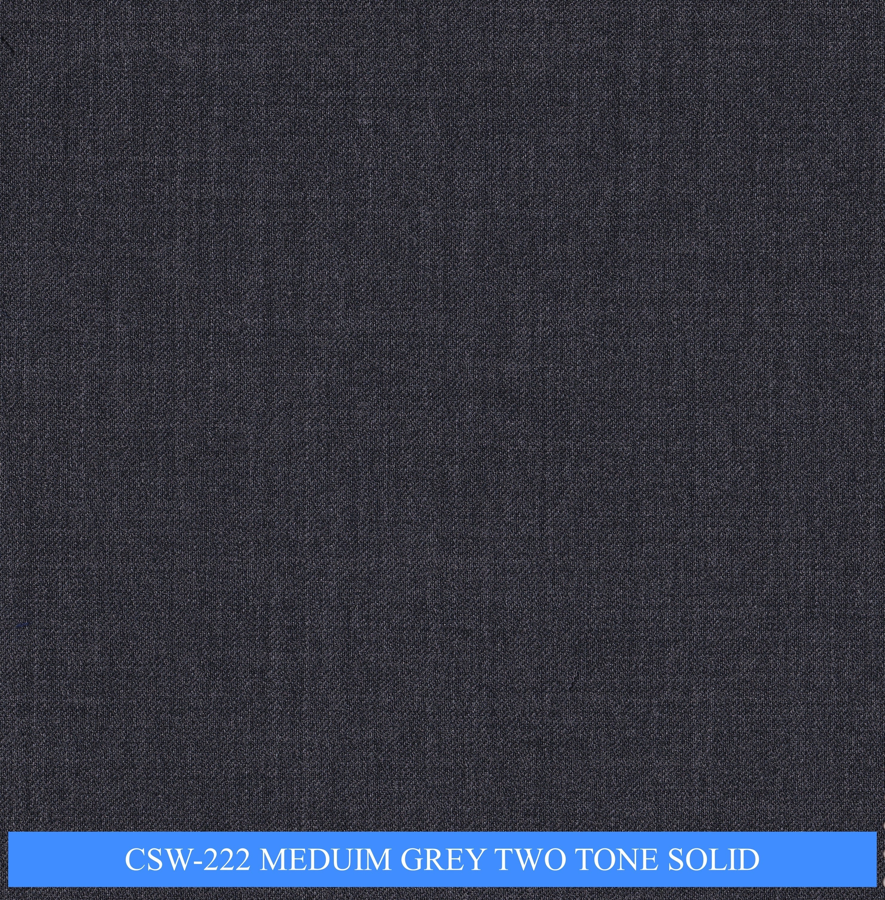 CSW-222/V3-19141 Meduim Grey Two Tone Solid Pants Fabric