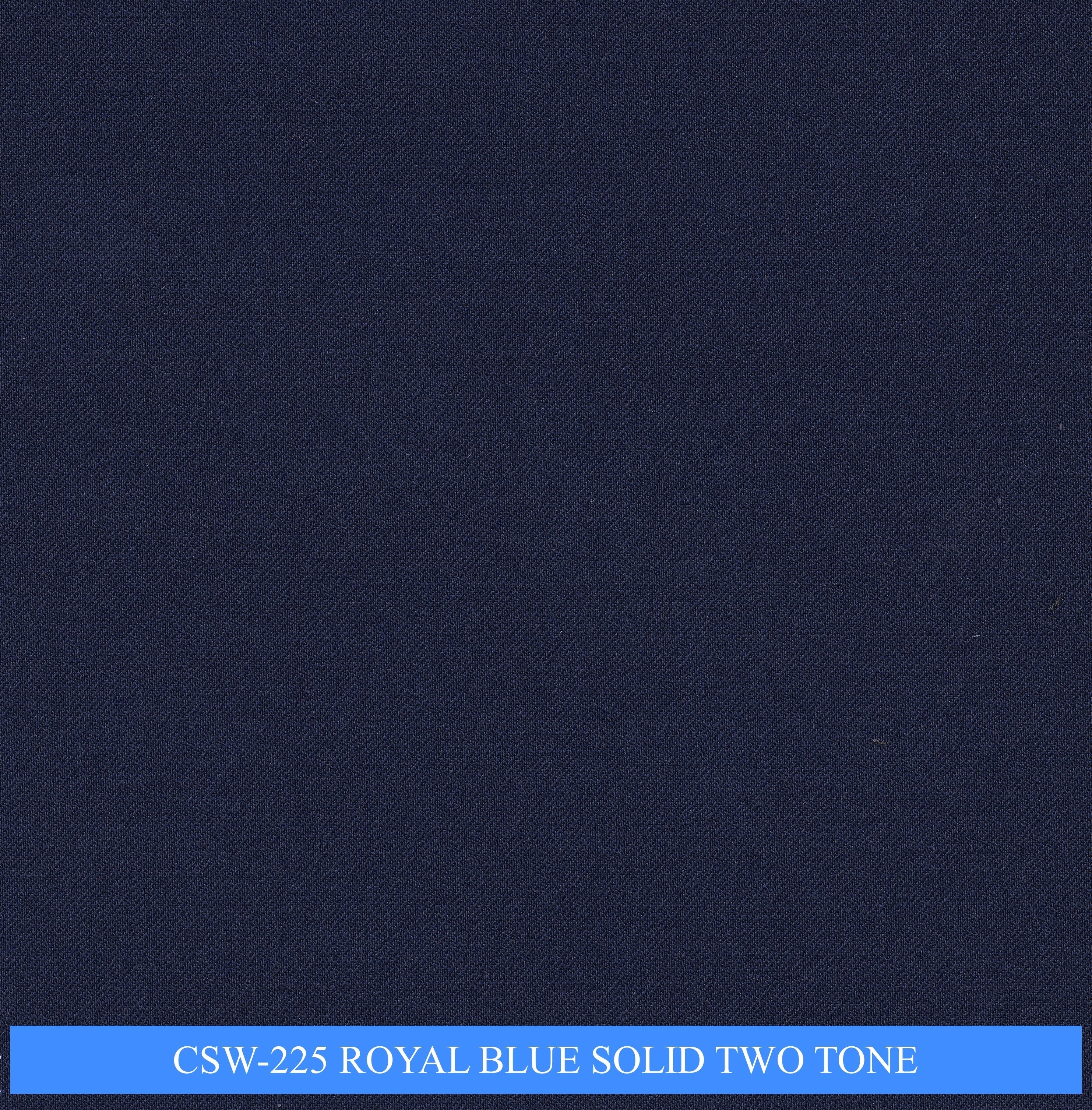 CSW-225/V3-19144 Royal Blue Solid Two Tone Pants Fabric