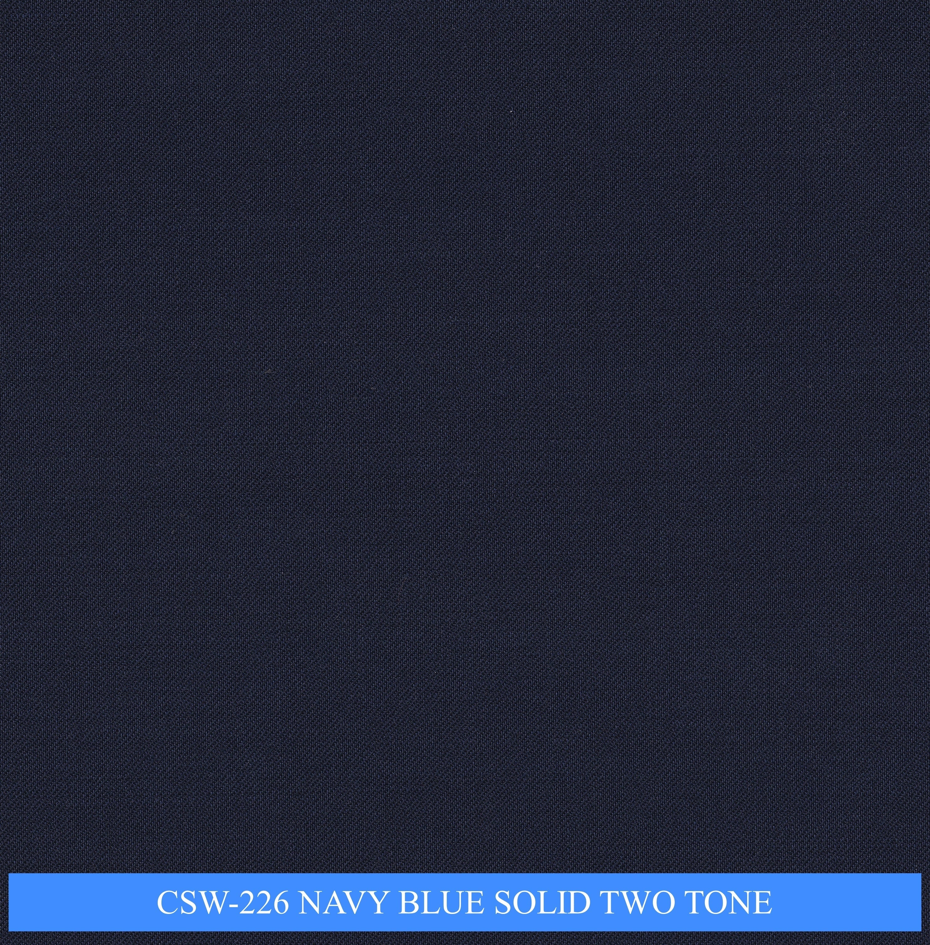 CSW-226/V3-19145 Navy Blue Solid Two Tone Pants Fabric
