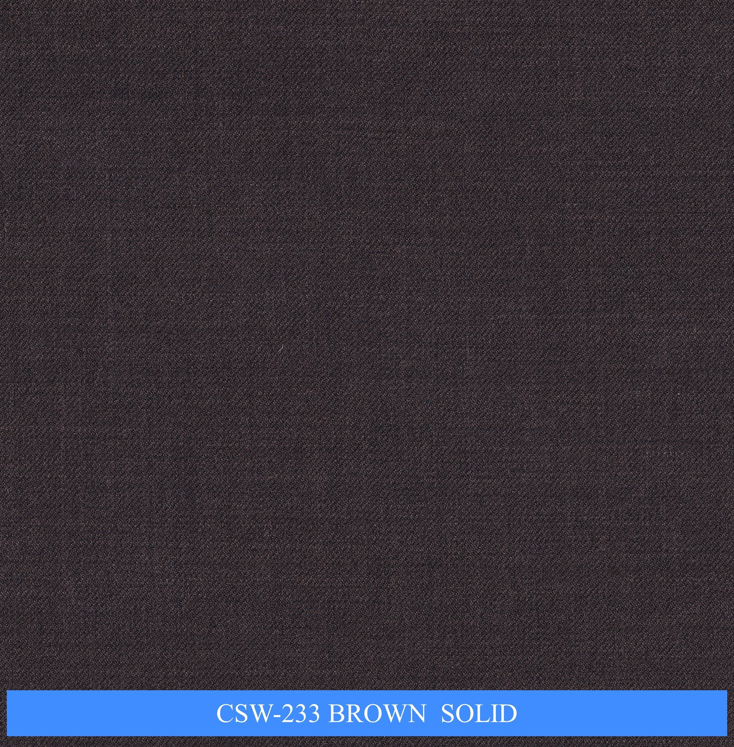 CSW-233/V3-19152 Brown Solid Vest Fabric