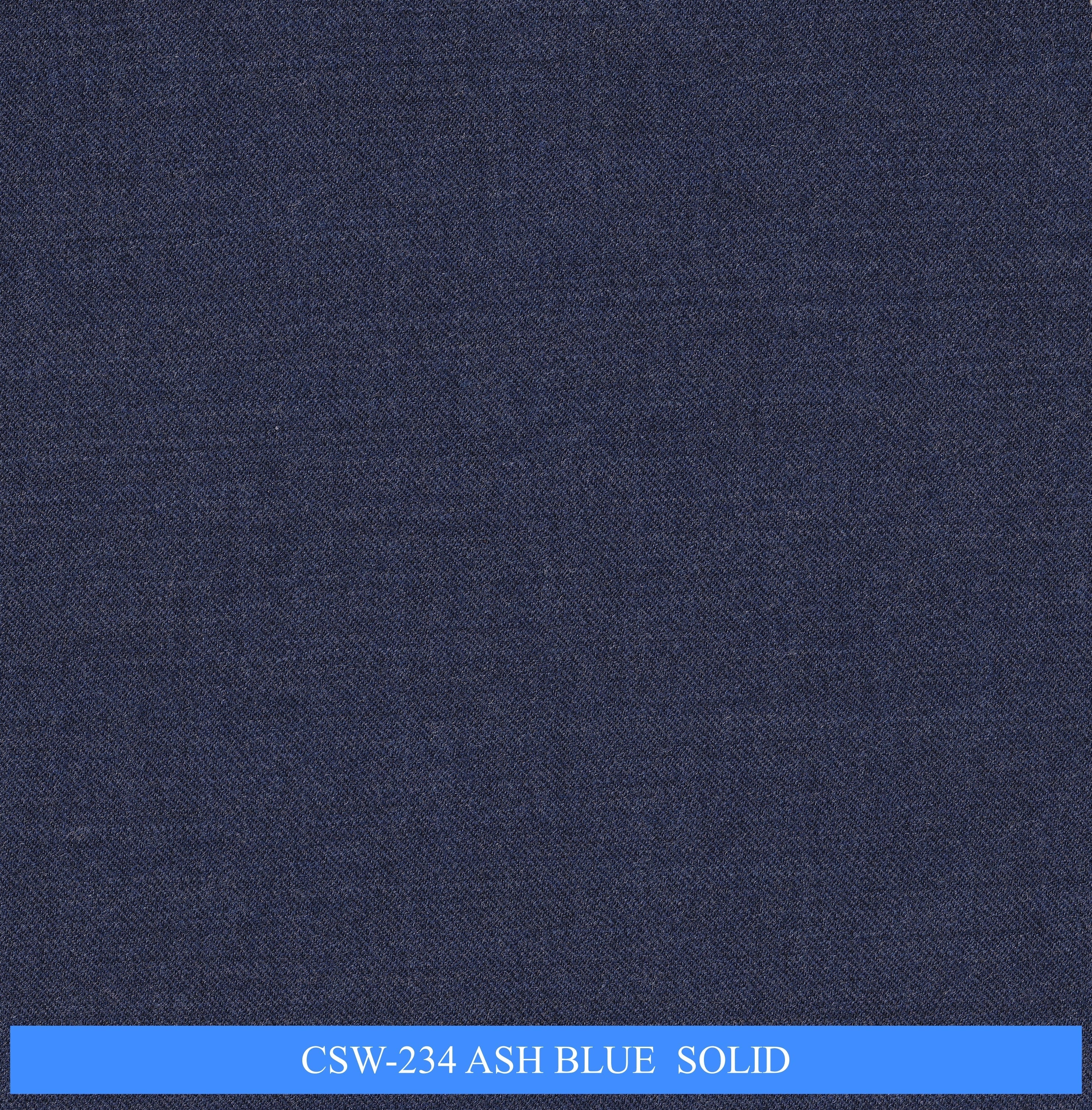 CSW-234/V3-19153 Ash Blue Solid Pants Fabric