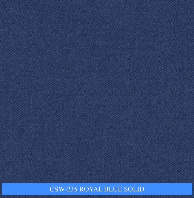 CSW-235/V3-19154 Royal Blue Solid Pants Fabric