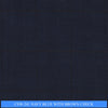 CSW-241/V3-19160 Navy Blue With Brown Check Vest Fabric