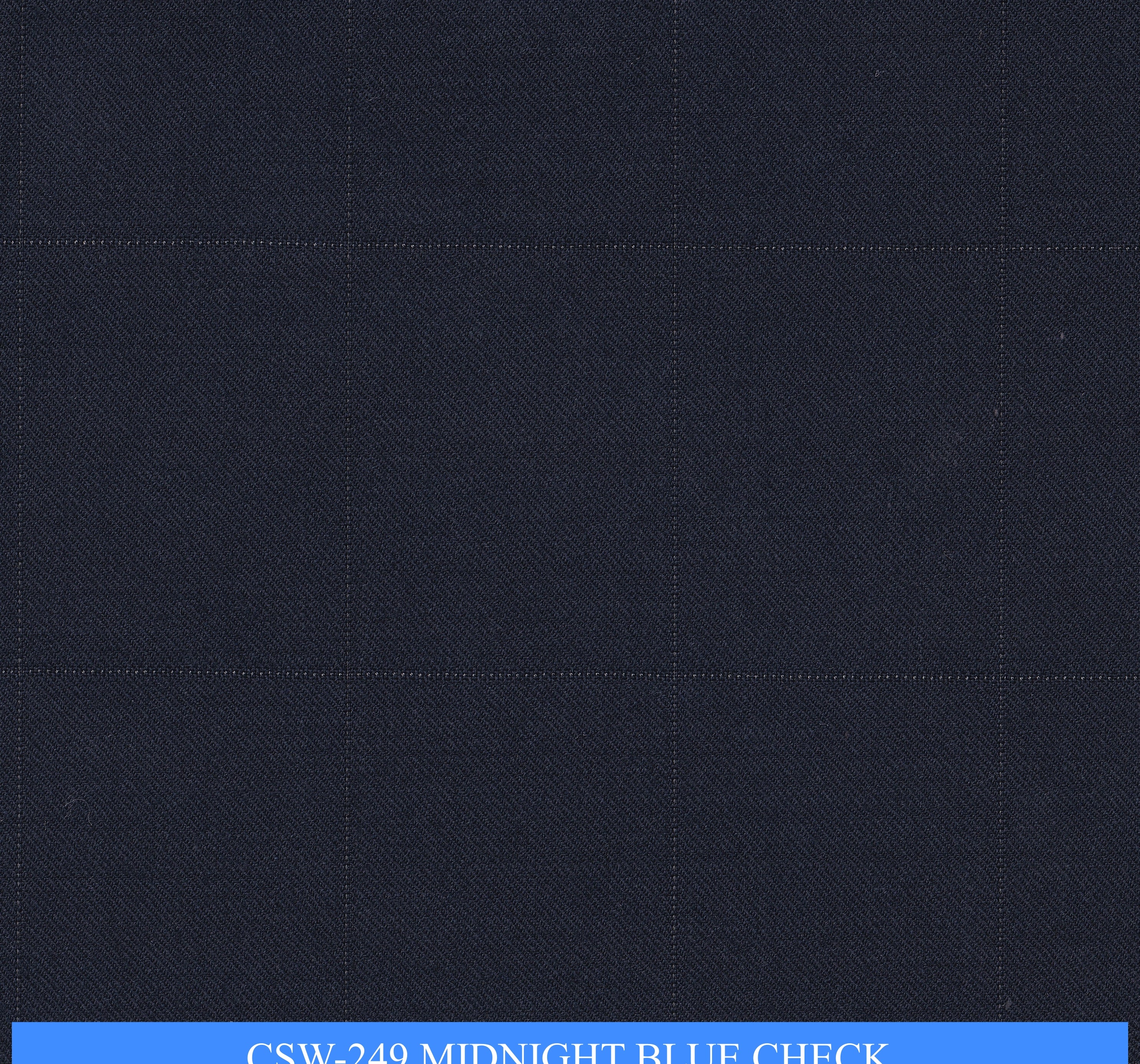 CSW-249/V3-19168 Midnight Blue Check Pants Fabric
