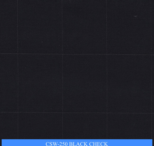 CSW-250/V3-19169 Black Check Pants Fabric