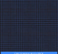 CSW-255/V3-19174 Royal Blue Check Vest Fabric