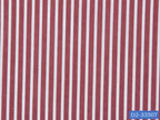 D2-33507 Red With White Stripe Shirting Fabric