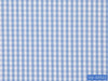 D2-33522 Light Blue And White Check Shirting Fabric