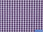 SEERSUCKER-10/D2-33580 Purple and White Check Shirting Fabric