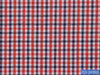 SEERSUCKER-19/D2-33592 White with Red and Dark Blue Check Shirting Fabric