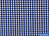 SEERSUCKER-20/D2-33594 White with Blue and Dark Blue Check Shirting Fabric