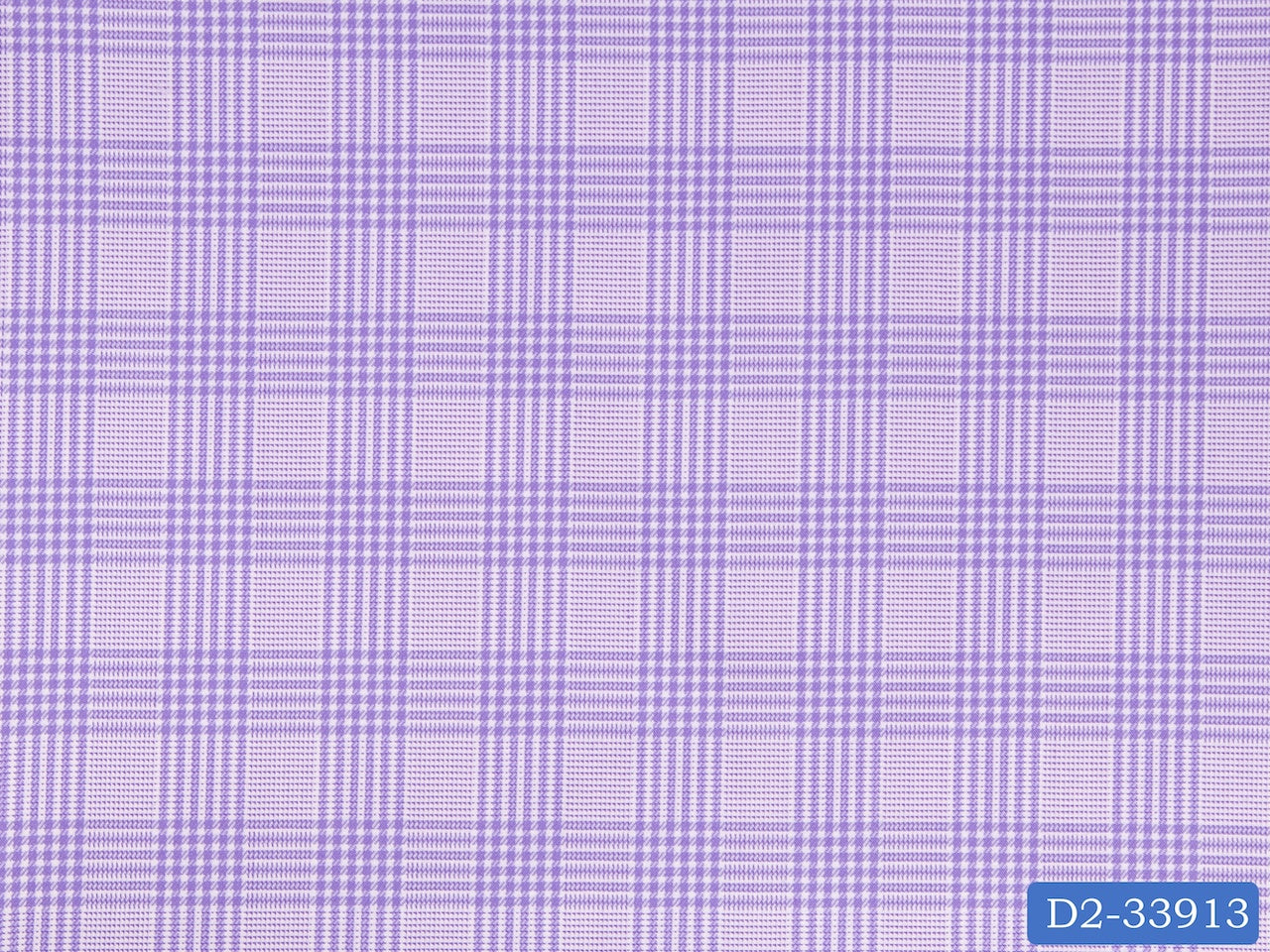 D2-33913 Purple Check Shirting Fabric
