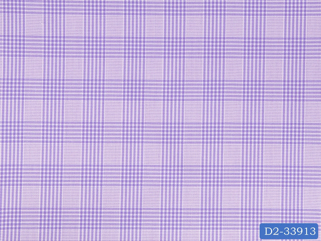 D2-33913 Purple Check Shirting Fabric