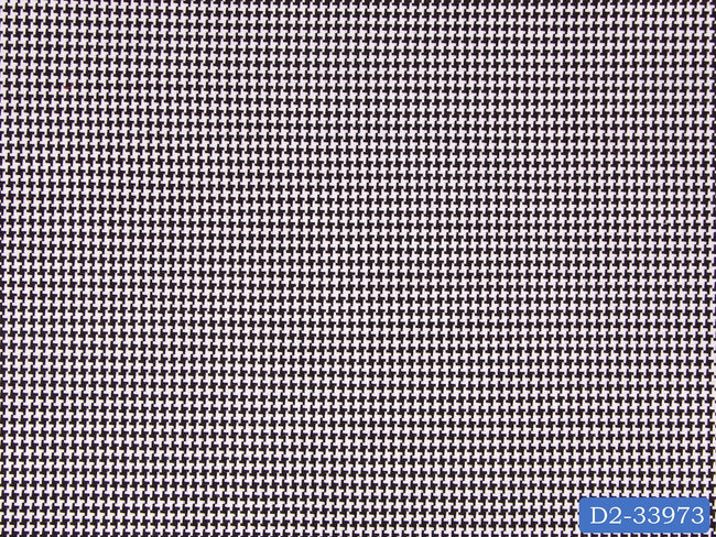 D2-33973 White And Black Houndstooth Shirting Fabric