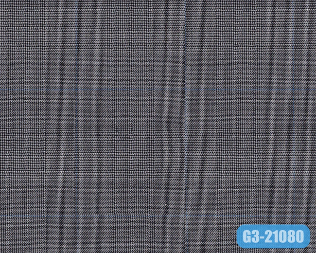 72643/G3-21080 Light Grey Prince Of Wales Suit Fabric