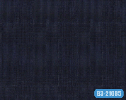 72658/G3-21085 Dark Blue Check Jacket Fabric