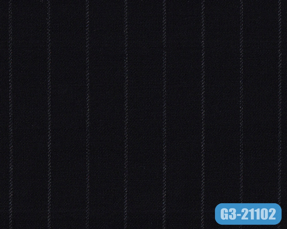 72639/G3-21102 Charcoal Grey Chalk Stripe Jacket Fabric