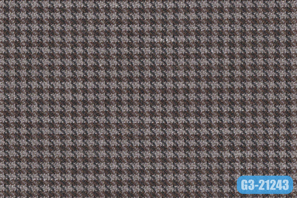 GS7824/G3-21243 Tan & Brown Small Check Jacket Fabric