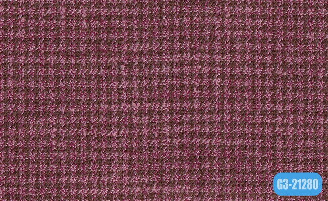 LH251-1/G3-21280 Pink and Brown Small Houndstooth Pants Fabric