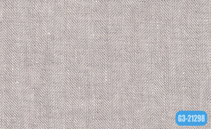 LH255-10/G3-21298 Ivory Herringbone Jacket Fabric