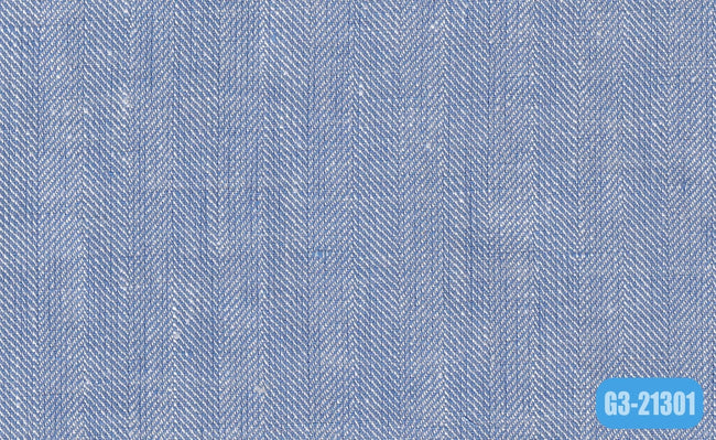 LH255-3/G3-21301 Baby Blue Herringbone Pants Fabric
