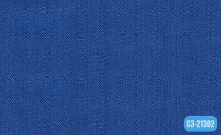 LH255-9/G3-21302 Royal Blue Herringbone Jacket Fabric