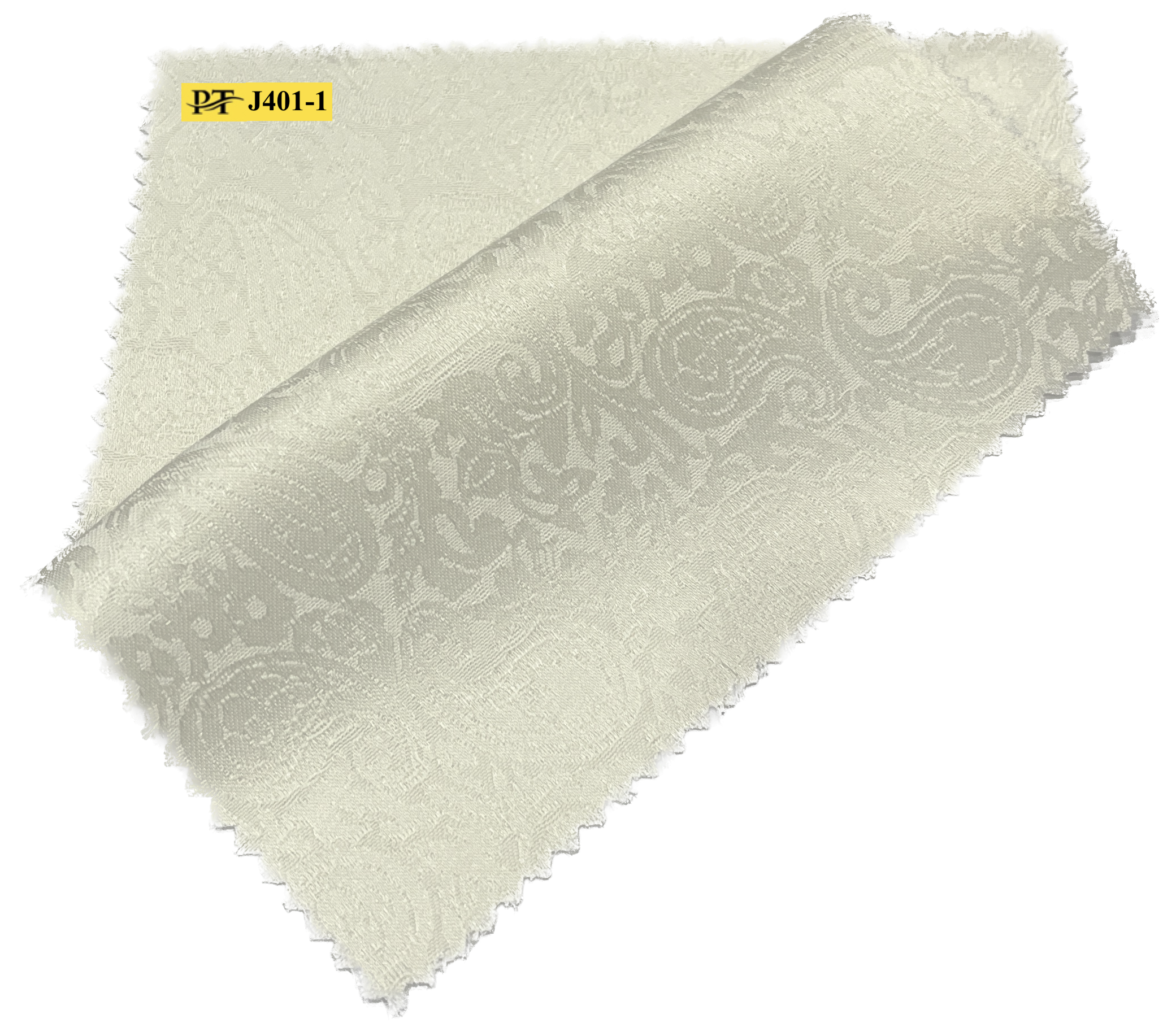 J401-1/P2-22004 Ivory Jacquard Vest Fabric