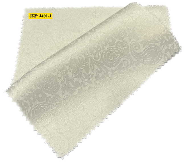J401-1/P2-22004 Ivory Jacquard Pants Fabric