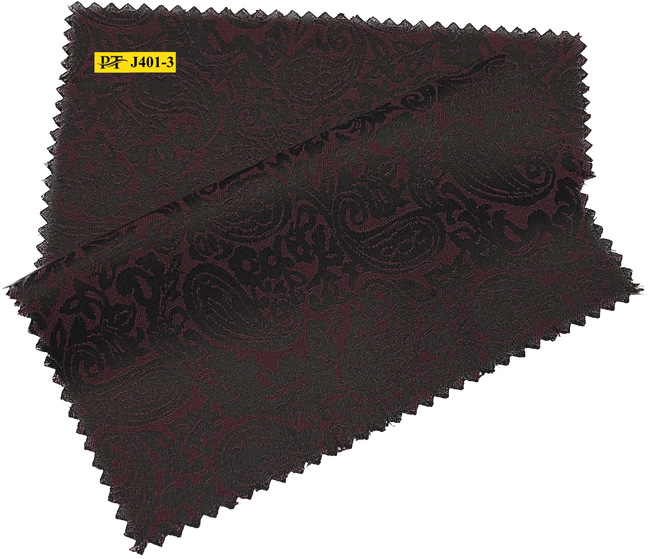 J401-3/P2-22005 Burgundy Jacquard Pants Fabric