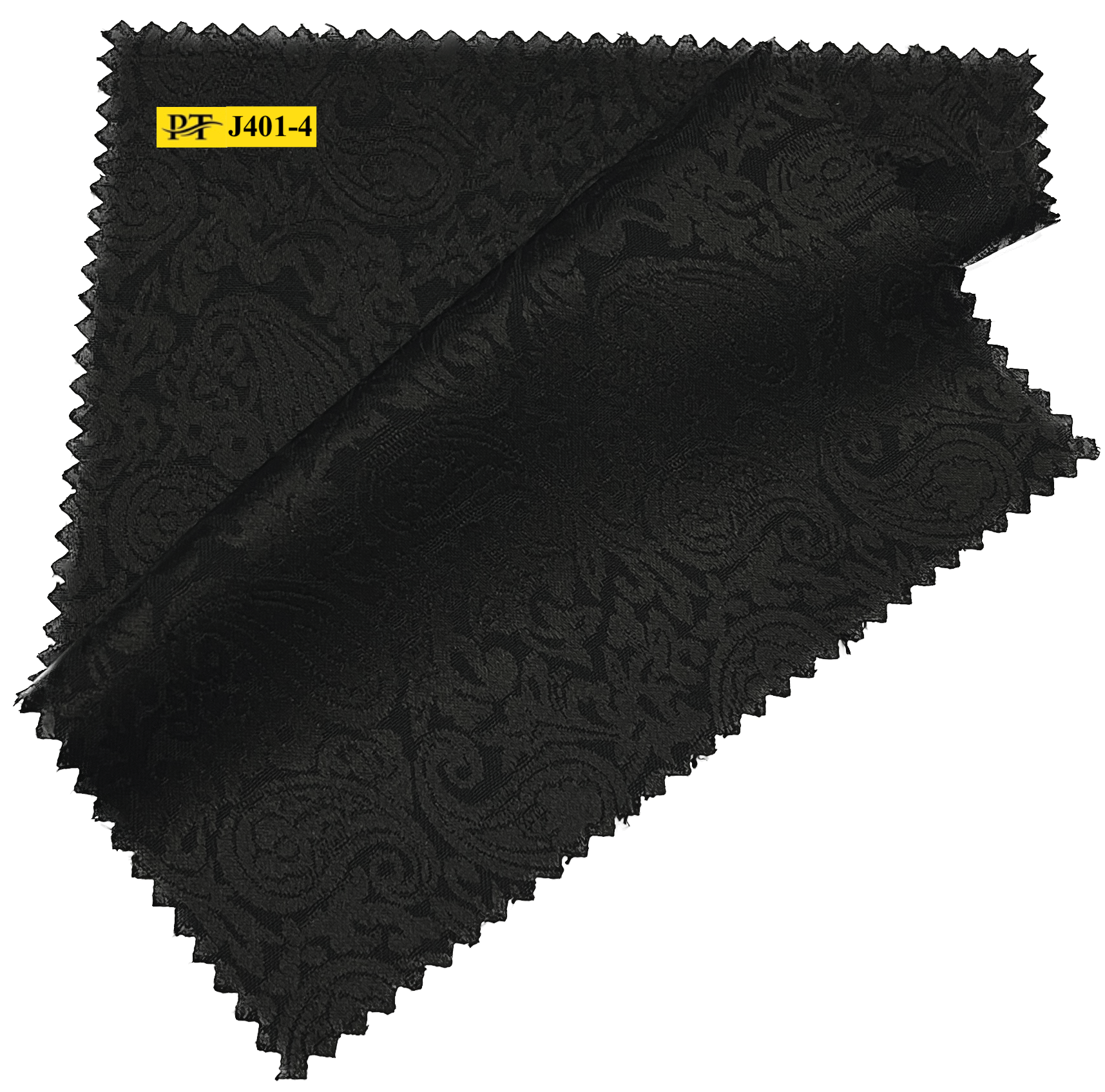 J401-4/P2-22006 Black Jacquard Pants Fabric