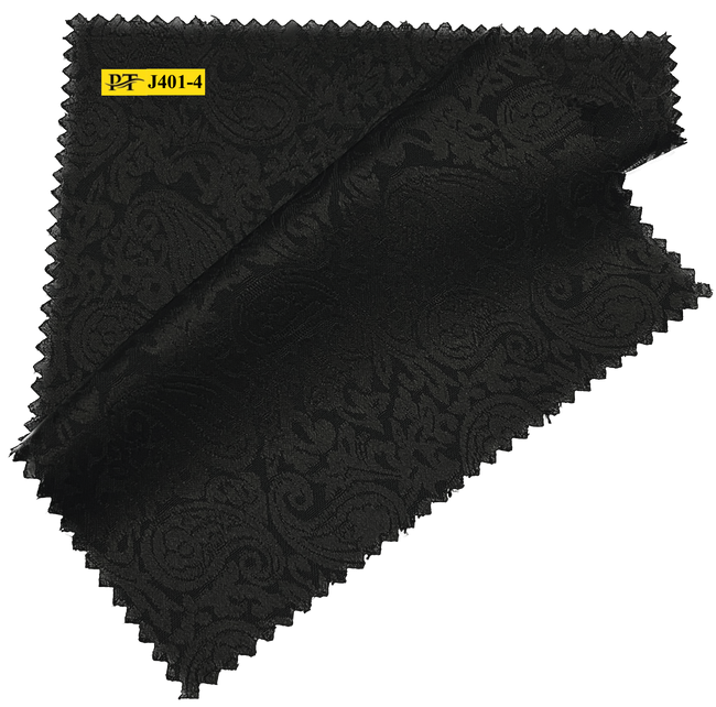 J401-4/P2-22006 Black Jacquard Jacket Fabric