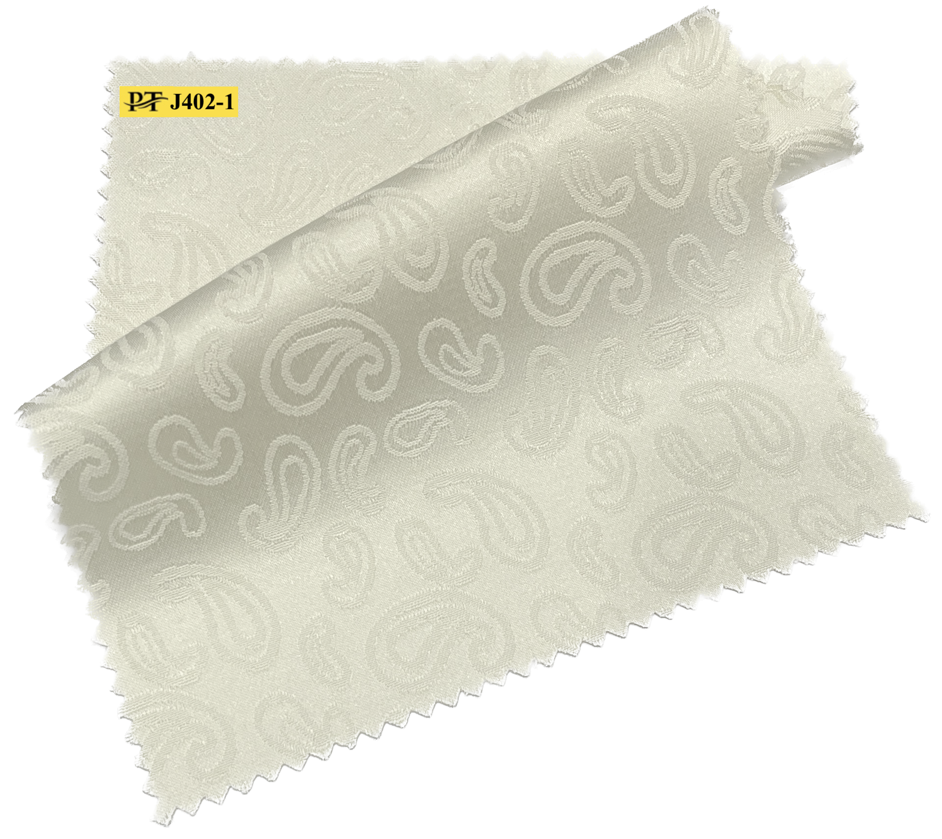 J402-1/P2-22007 Ivory Jacquard Pants Fabric