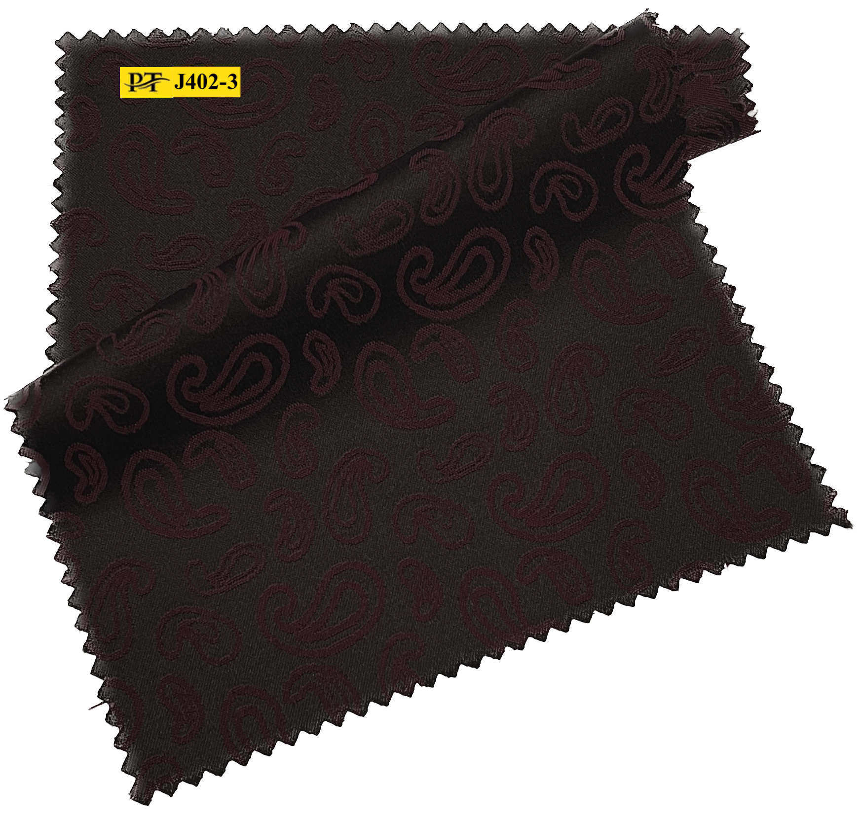 J402-3/P2-22009 Burgundy Jacquard Jacket Fabric