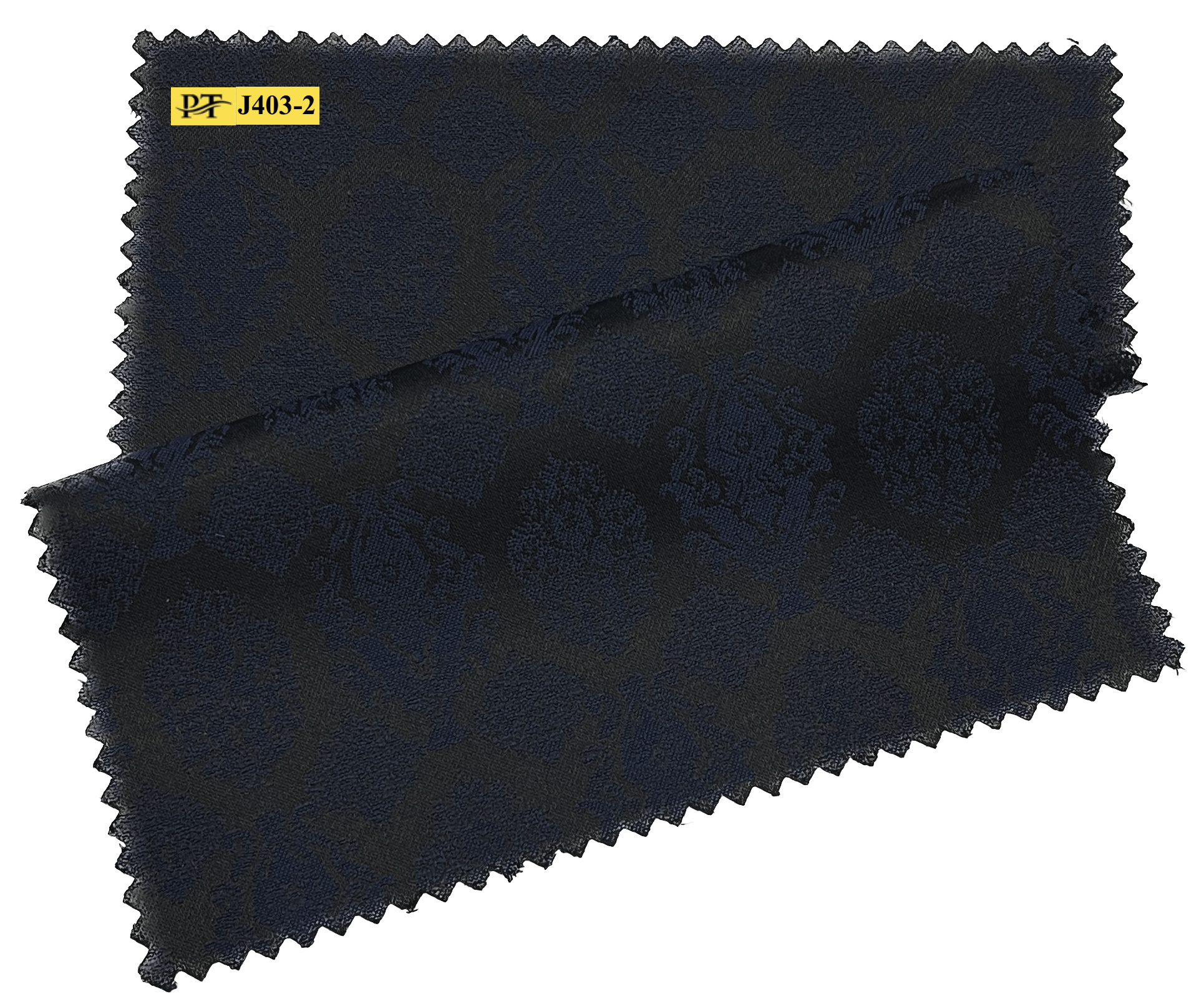 J403-2/P2-22012 Navy Jacquard Suit Fabric