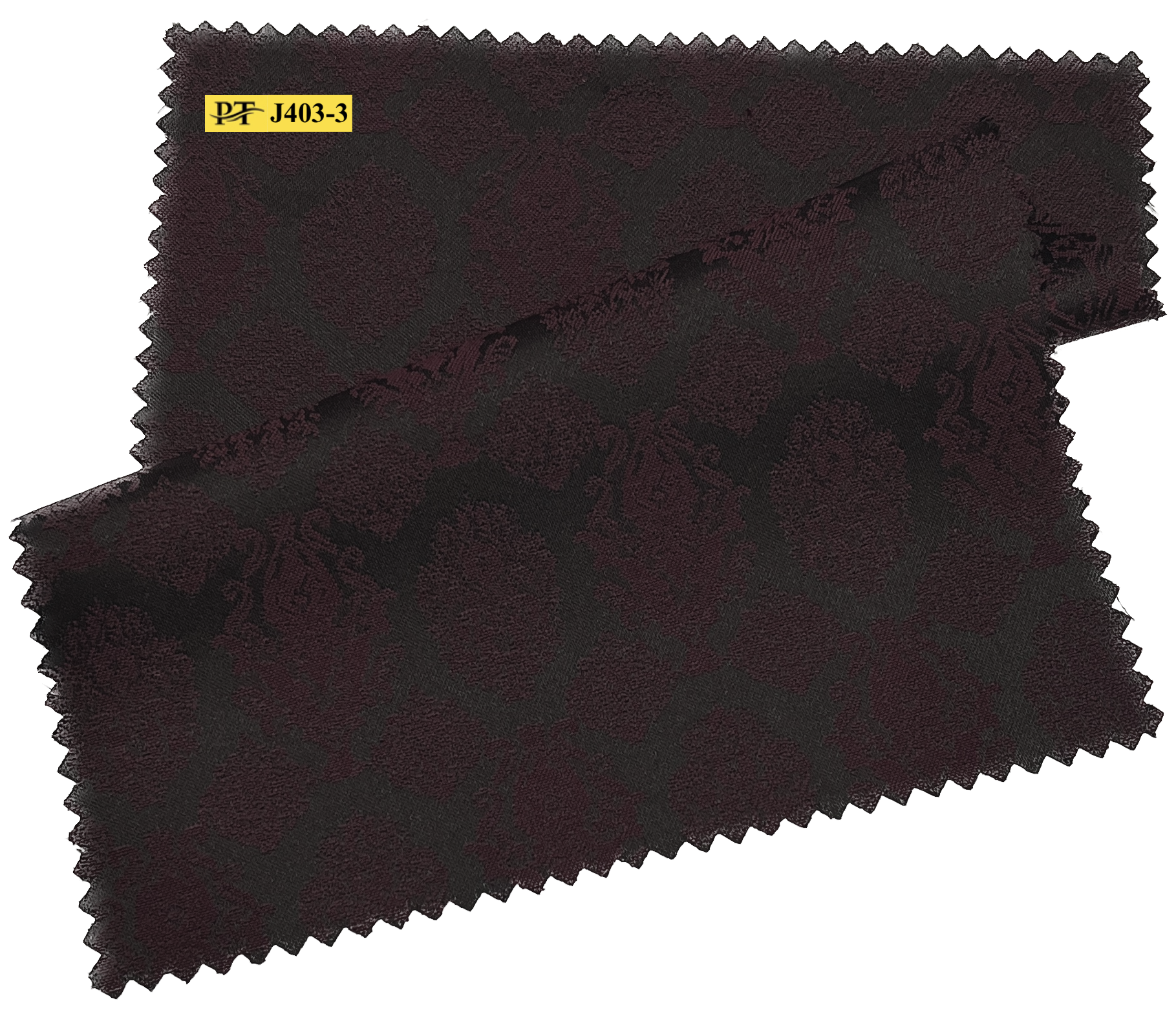 J403-3/P2-22013 Burgundy Jacquard Pants Fabric