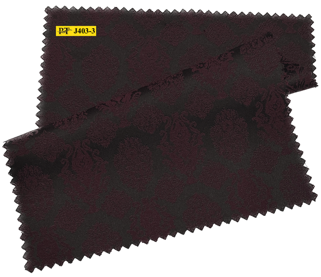 J403-3/P2-22013 Burgundy Jacquard Pants Fabric