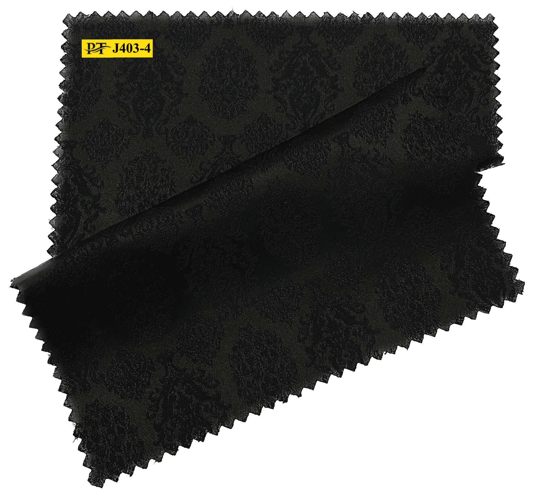 J403-4/P2-22014 Black Jacquard Pants Fabric
