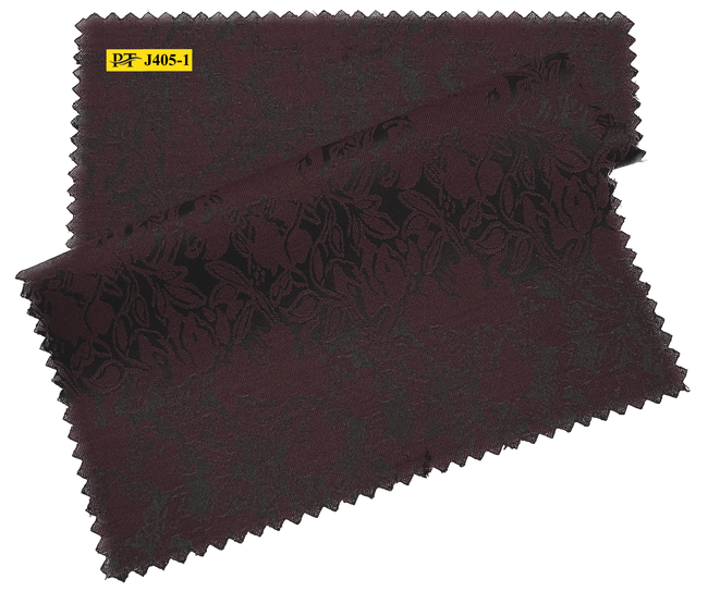 J405-1/P2-22019 Burgundy Jacquard Jacket Fabric