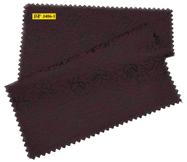 J406-1/P2-22023 Burgundy Jacquard Vest Fabric